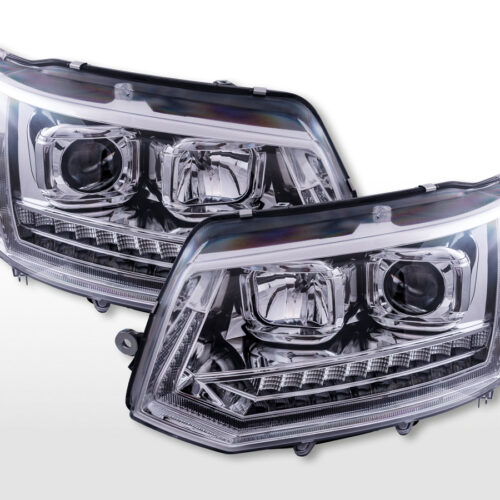 Set fari alogeni luci di marcia diurna a LED VW T5 anno 10-15 cromo