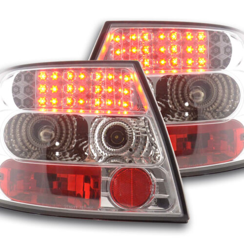 Set fanali posteriori a LED Audi A4 berlina tipo B5 95-00 cromato S4 / TDI