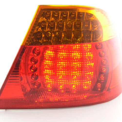 Parti di usura fanale posteriore destro BMW Serie 3 Coupé tipo E46 03-06, giallo / rosso