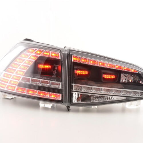 Fanali posteriori a LED set VW Golf 7 del 2012 nero