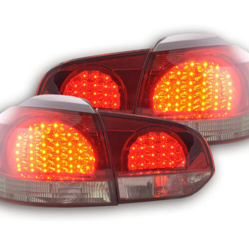 Fanali posteriori a LED set VW Golf 6 tipo 1K 08- nero / rosso
