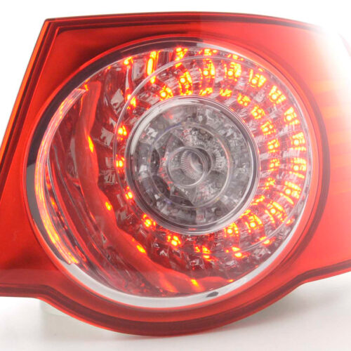 Accessori fanale posteriore destro VW Jetta 5 tipo 1KM 05- trasparente / rosso