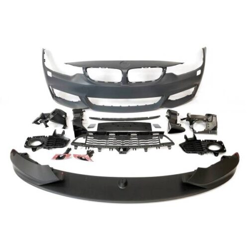 Paraurti Anteriore BMW F32 F33 F36 Look M Performance Spoiler ABS