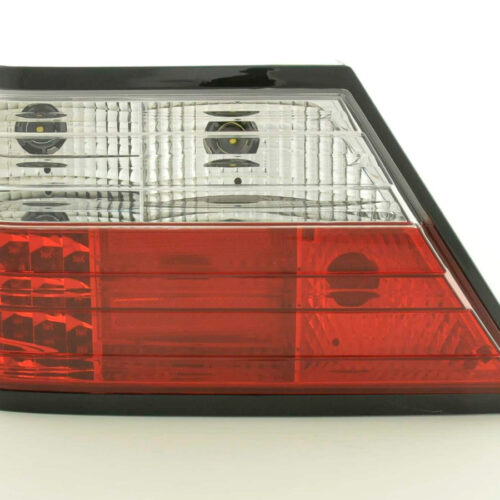 Fanali posteriori a LED set Mercedes Classe E berlina W124 85-96 trasparente / rosso