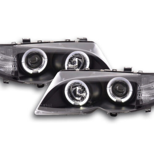 Set fari BMW Serie 3 E46 Limo / Touring 02-05 nero