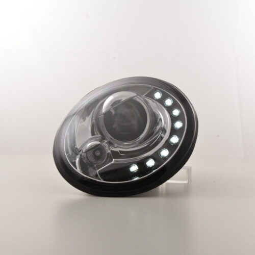 Faro Daylight LED DRL look VW New Beetle 9C 98-05 cromato