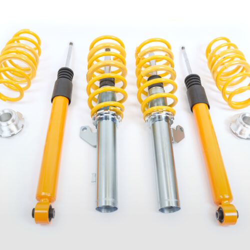 Kit coilover FK sospensioni sportive VW Golf 7 AU dal 2012 con montante da 50 mm, asse posteriore con raggio di rotazione